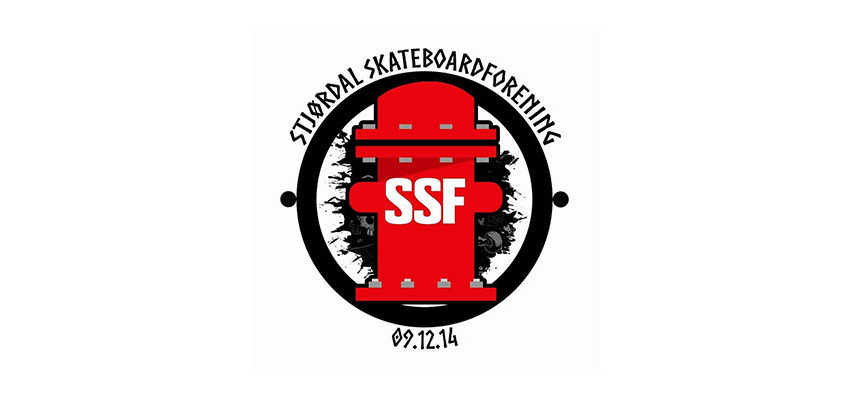 Logo Stjørdal skateboardforening