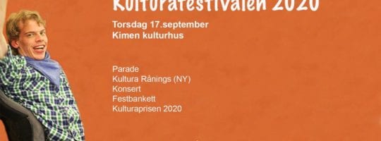 Plakat Kulturafestivalen 2020