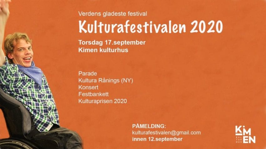 Plakat Kulturafestivalen 2020