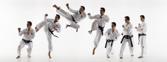 Bilde av taekwondoo utøver